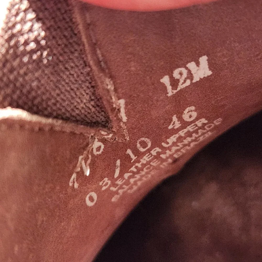 Clarks Tan Leather Comfort Loafers Size 12M